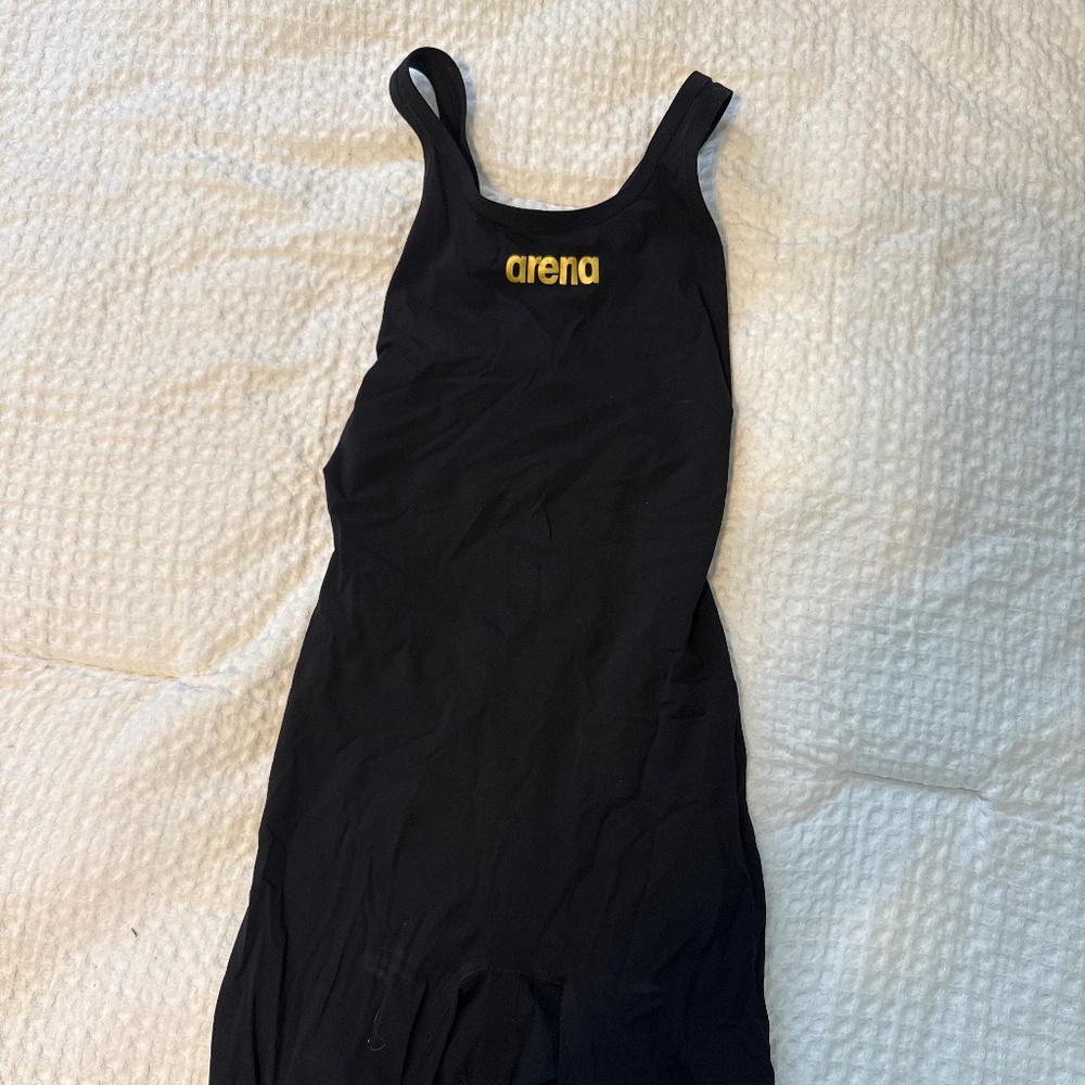 Arena Powerskin carbon air 2 open back tech suit in black